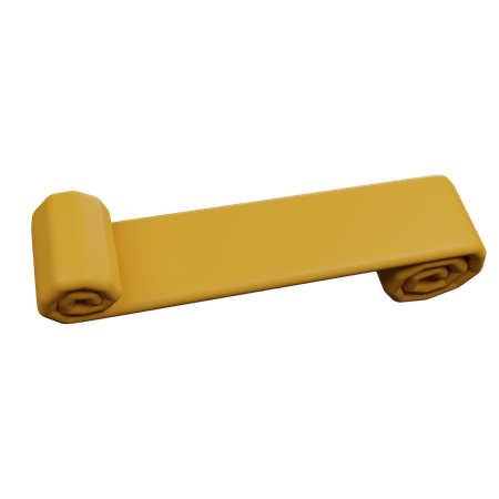 Bannière de ruban  3D Icon