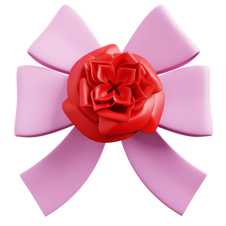 Ruban de fleurs  3D Icon