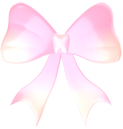 Ruban rose  3D Icon