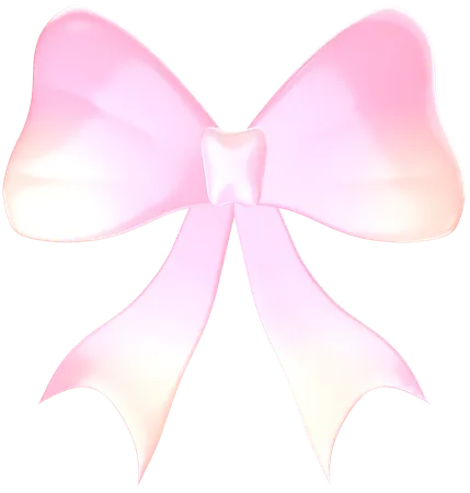 Ruban rose  3D Icon