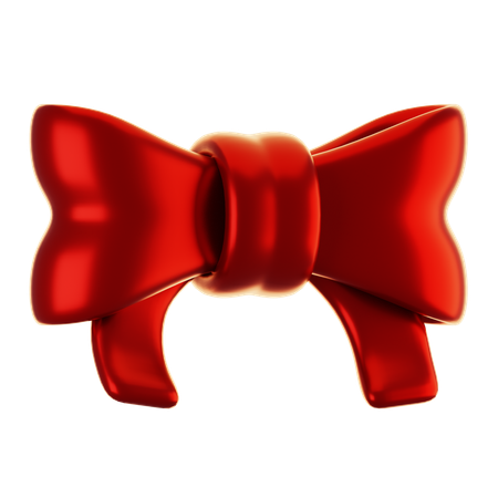 Ruban rouge  3D Icon