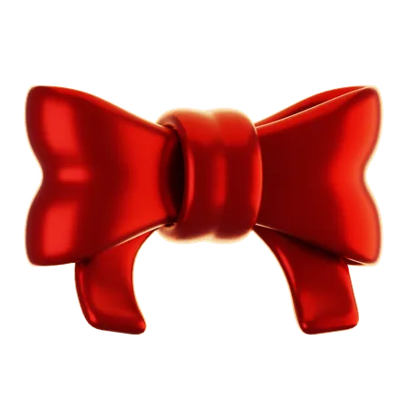 Ruban rouge  3D Icon