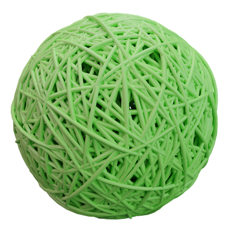 Rubber Band Ball  3D Icon