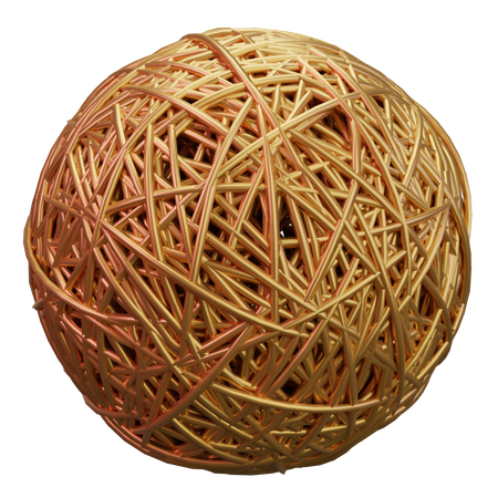 Rubber Band Ball 3D Icon