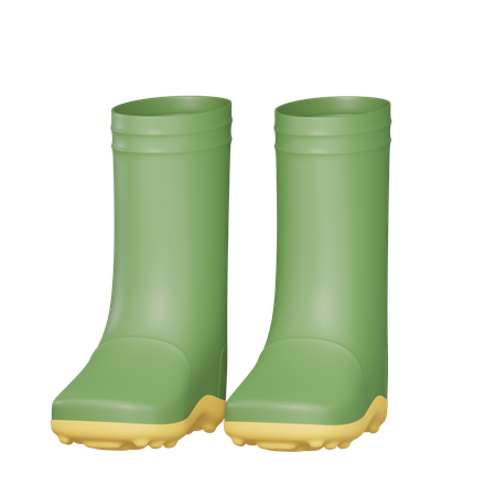 Rubber Boot  3D Icon