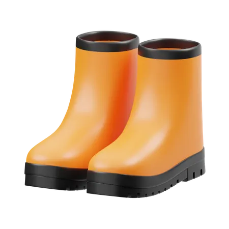 Rubber Boots  3D Icon