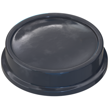 Rubber Button  3D Icon