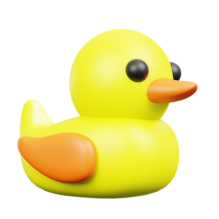 ゴム製のアヒル  3D Icon