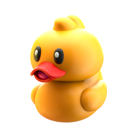 Rubber duck  3D Icon