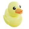 3d rubber duck emoji