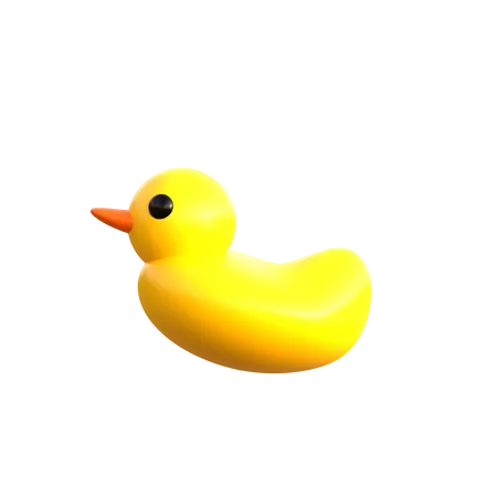 Rubber Duck 3 D Icon Suitable For Toy And Kids Design 3D Icon