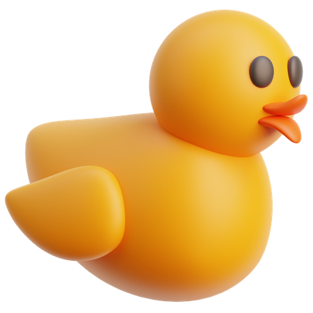 Rubber Duck Toy  3D Icon