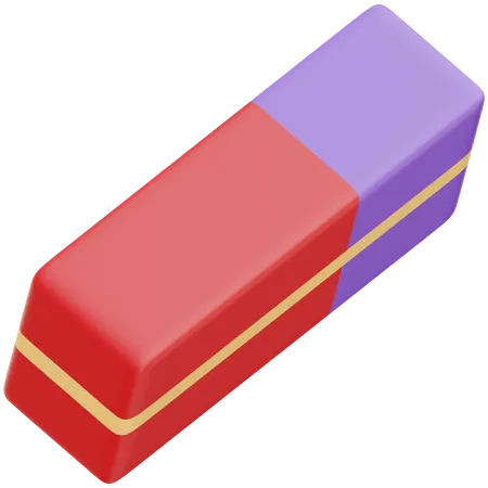 Rubber Eraser  3D Icon