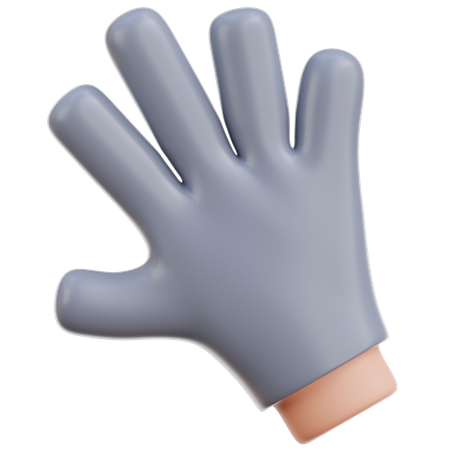 Rubber Glove  3D Icon