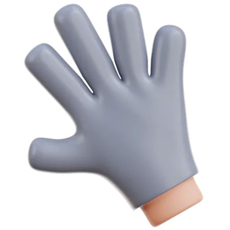 Rubber Glove  3D Icon