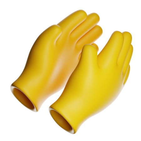 Rubber Gloves  3D Icon