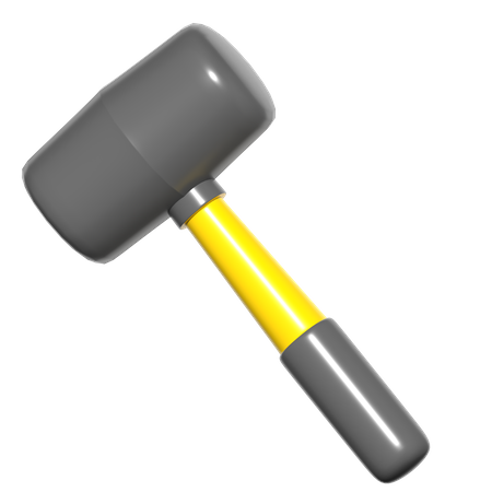 Rubber Hammer  3D Icon