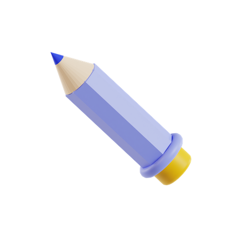 Rubber Pencil  3D Icon