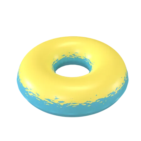 Rubber Ring 3 D Illustration Rendering 3D Icon