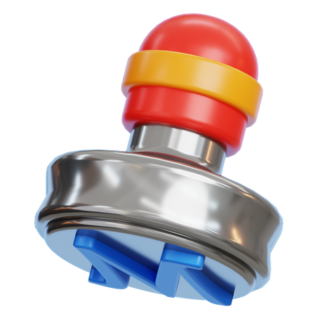 Rubber Stamp  3D Icon