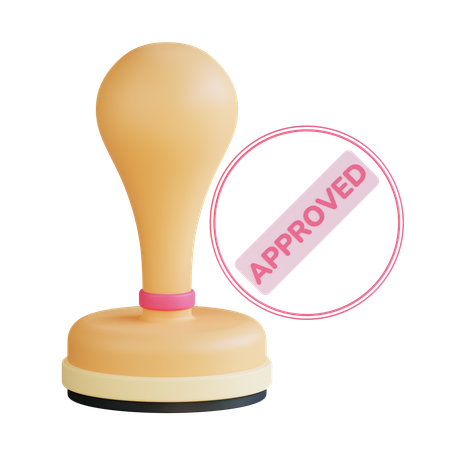 Rubber Stamp  3D Icon