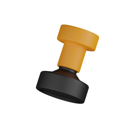 Rubber Stamp  3D Icon