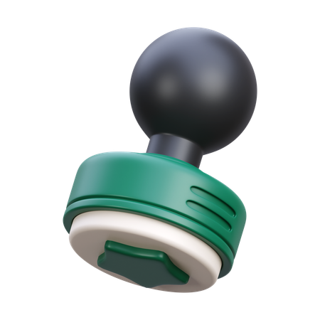 Rubber Stamp  3D Icon