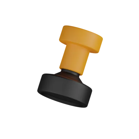 Rubber Stamp  3D Icon