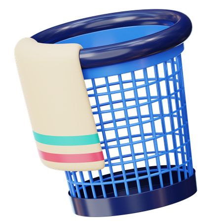 Rubbish Bin  3D Icon