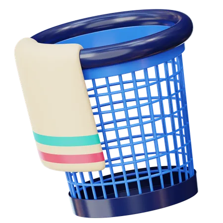 Rubbish Bin  3D Icon