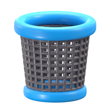 Rubbish Bin  3D Icon