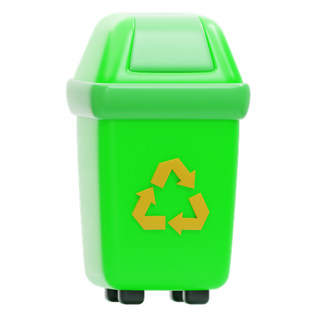 RUBBISH BIN  3D Icon