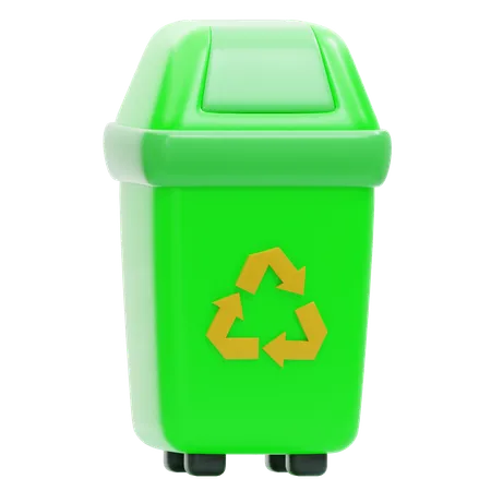 RUBBISH BIN  3D Icon