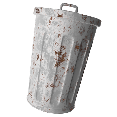 Rubbish Bin  3D Icon