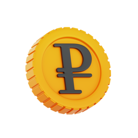 Rubel rusia  3D Icon