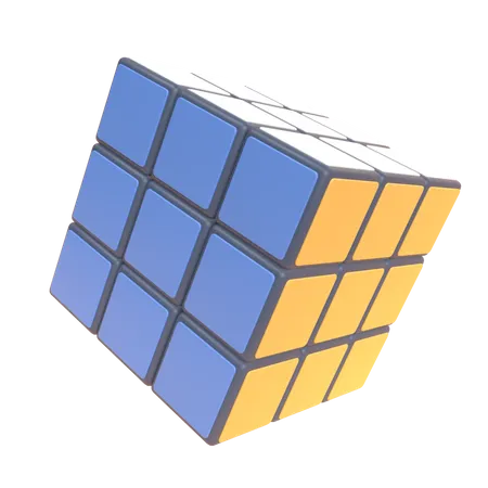 Rubic Cube  3D Illustration