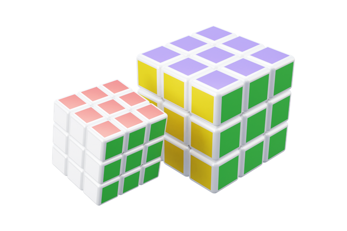 Rubic Cube  3D Icon