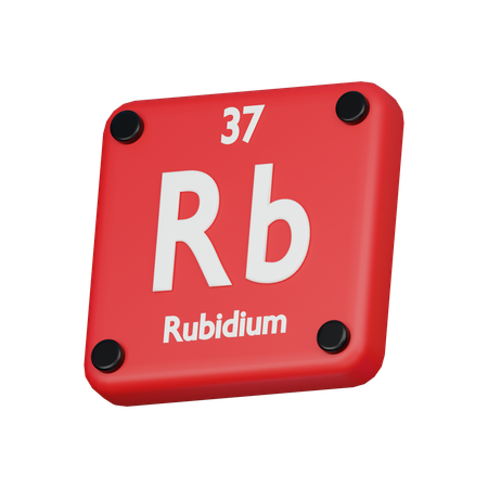 Rubidium  3D Icon