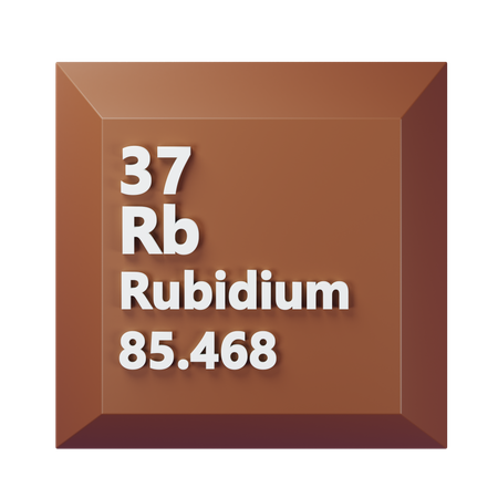 Rubidium  3D Icon