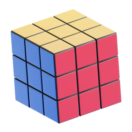 루빅  3D Icon