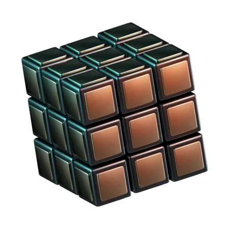 Rubik  3D Icon