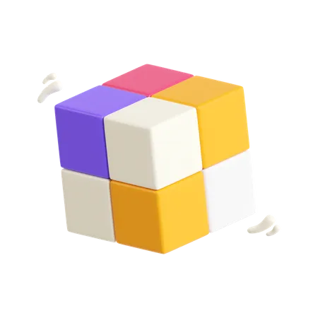 Rubik  3D Icon