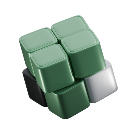 Rubik  3D Icon