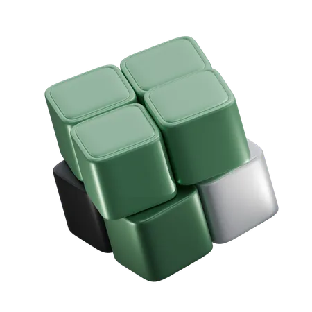 Rubik  3D Icon