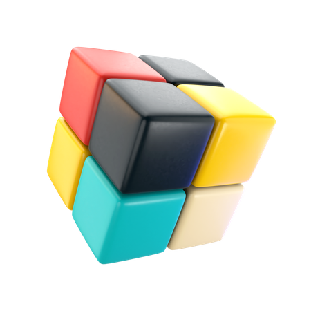 Rubik  3D Icon