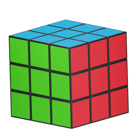 Rubik  3D Icon