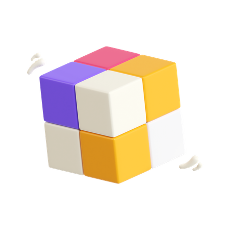 Rubik  3D Icon