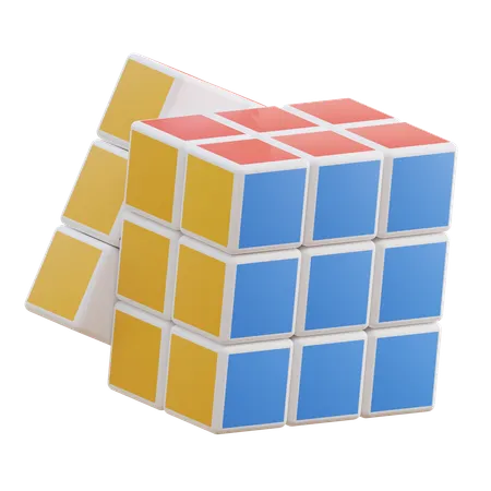 Rubik Cube 3 D Icon 3D Icon