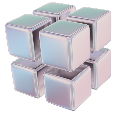 루빅큐브  3D Icon