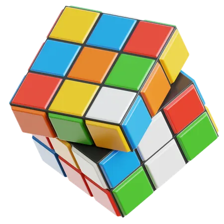 루빅큐브  3D Icon